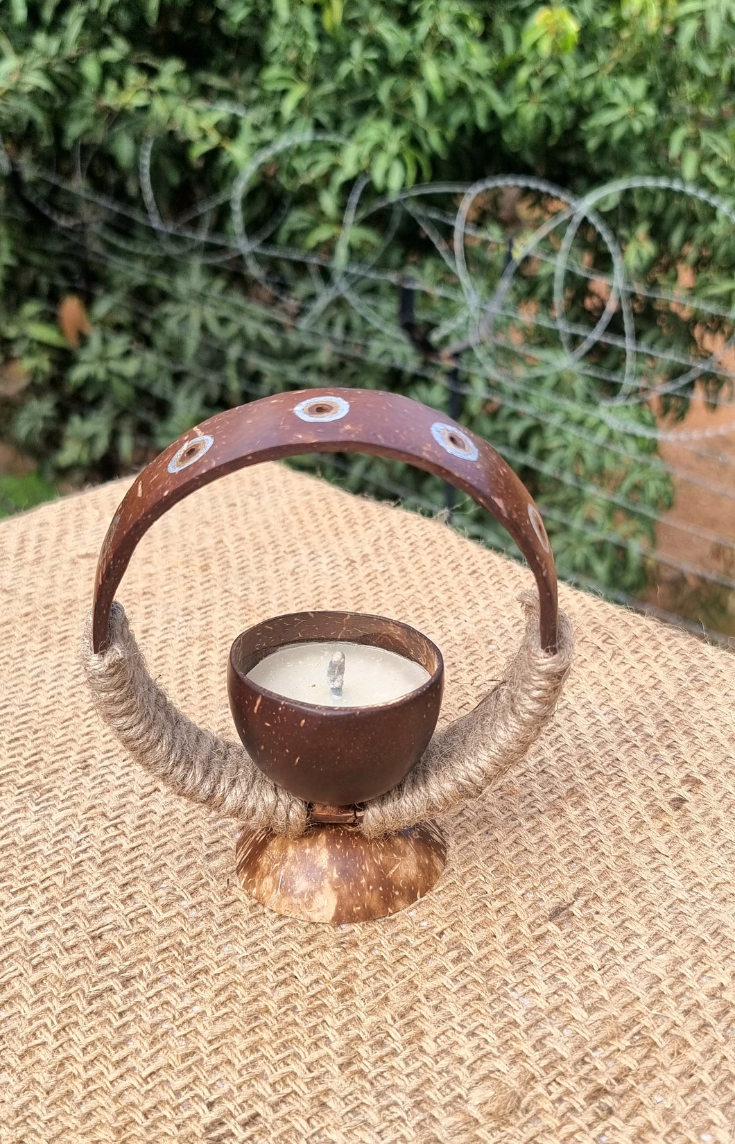 Coconut Shell Candle