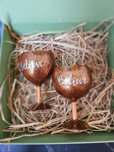 Coconut Shell Wine Cups (set of 2)