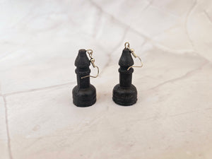 Chess Earrings - Bishop Charm - Game Changer!!