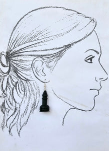 Chess Earrings - Bishop Charm - Game Changer!!