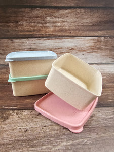 Lunch Box - Square (500 ml) | Rice Husk | Recycled | Pastel Colors