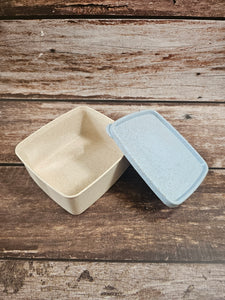 Lunch Box - Square (500 ml) | Rice Husk | Recycled | Pastel Colors