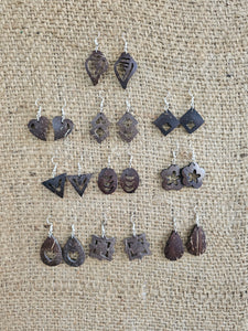 Coconut Shell Earrings - Pranvi