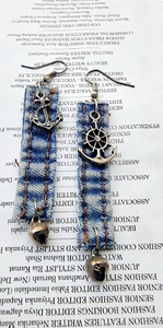 Denim Earrings