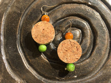 Load image into Gallery viewer, Wine Cork Earring
