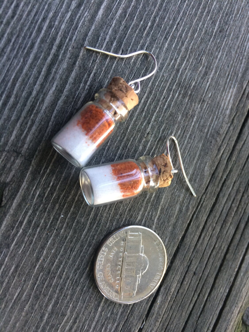 Mini Vial Earring